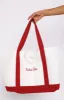 On The Move Tote Bag White/Red sold by White Fox Boutique
