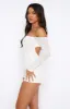 Outta My System Lace Playsuit White sold by White Fox Boutique