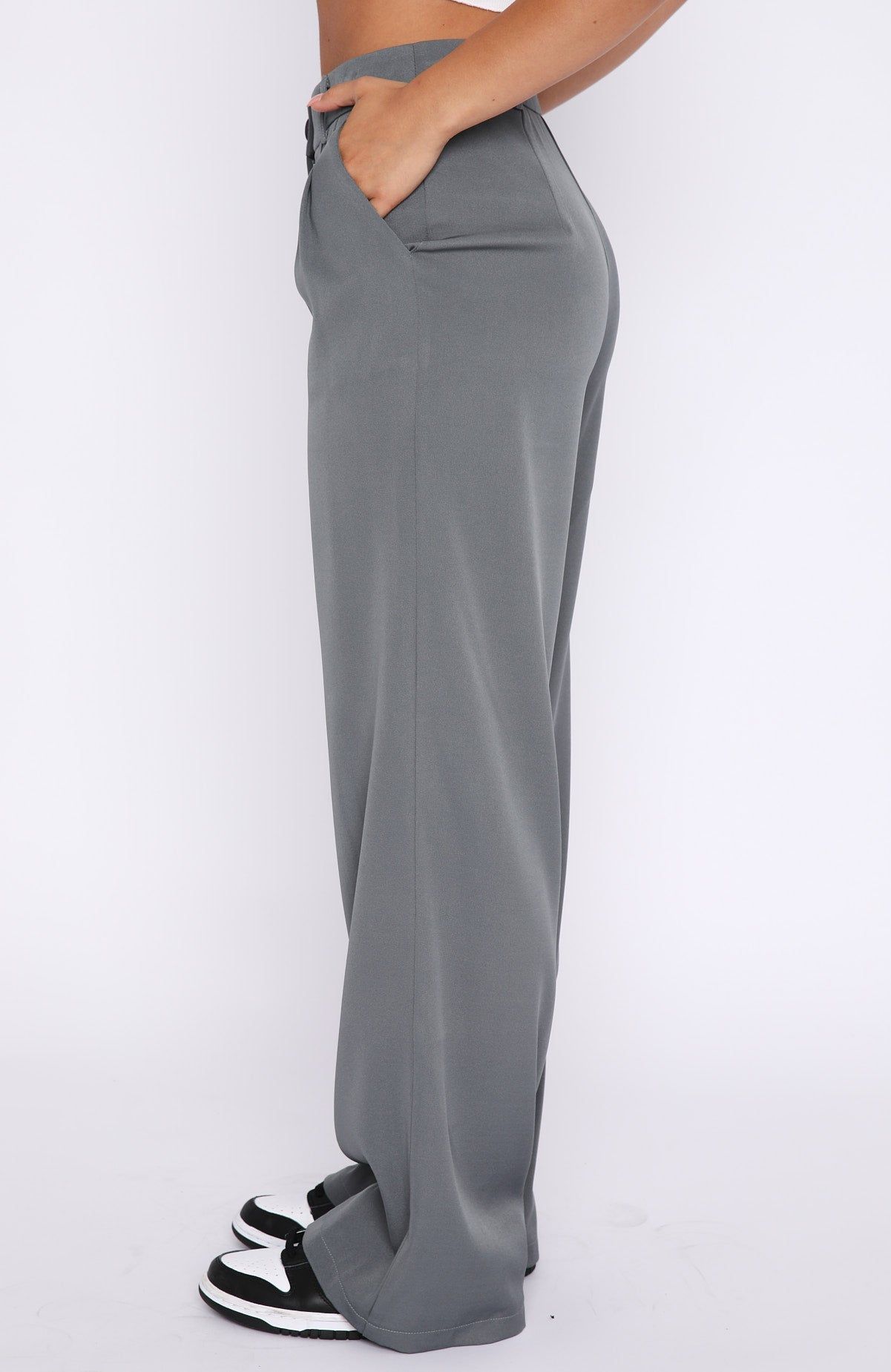First Glimpse Pants Grey sold by White Fox Boutique product image thumbnail 3