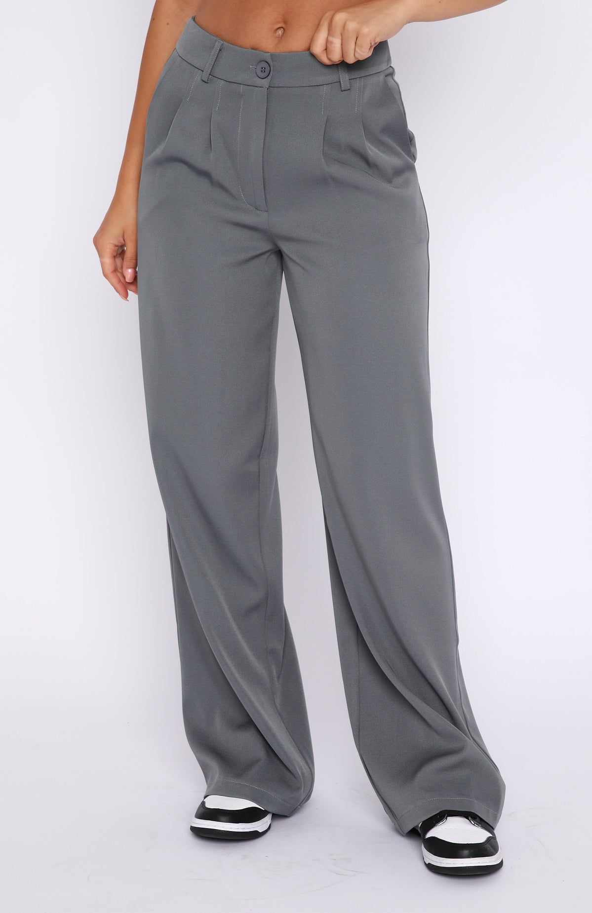 First Glimpse Pants Grey sold by White Fox Boutique product image thumbnail 2