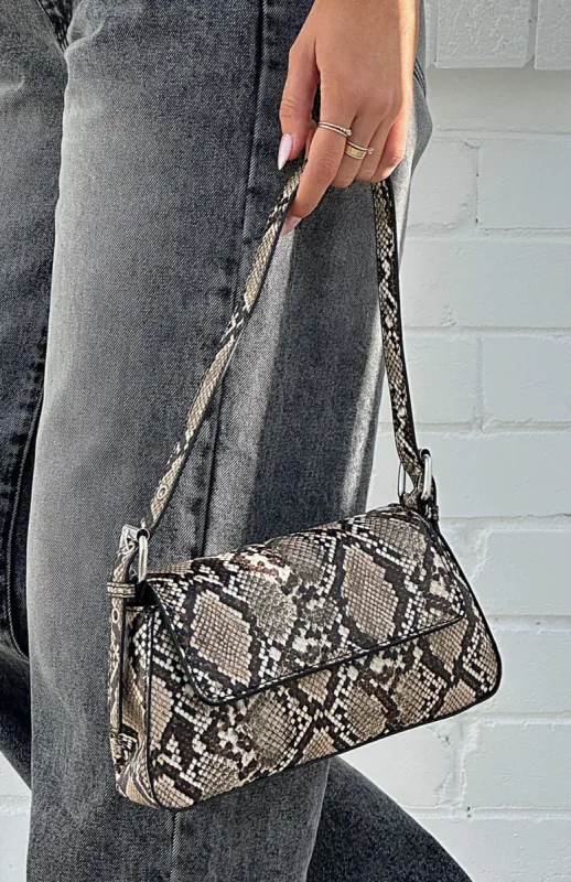 Ready For It Shoulder Bag Snake sold by White Fox Boutique