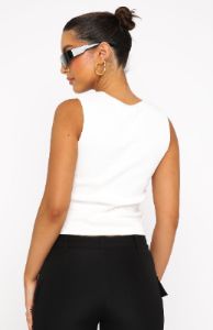 Seeking Thrills Tank White sold by White Fox Boutique