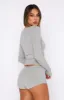 Girl Talk Pyjama Set Grey Marle sold by White Fox Boutique