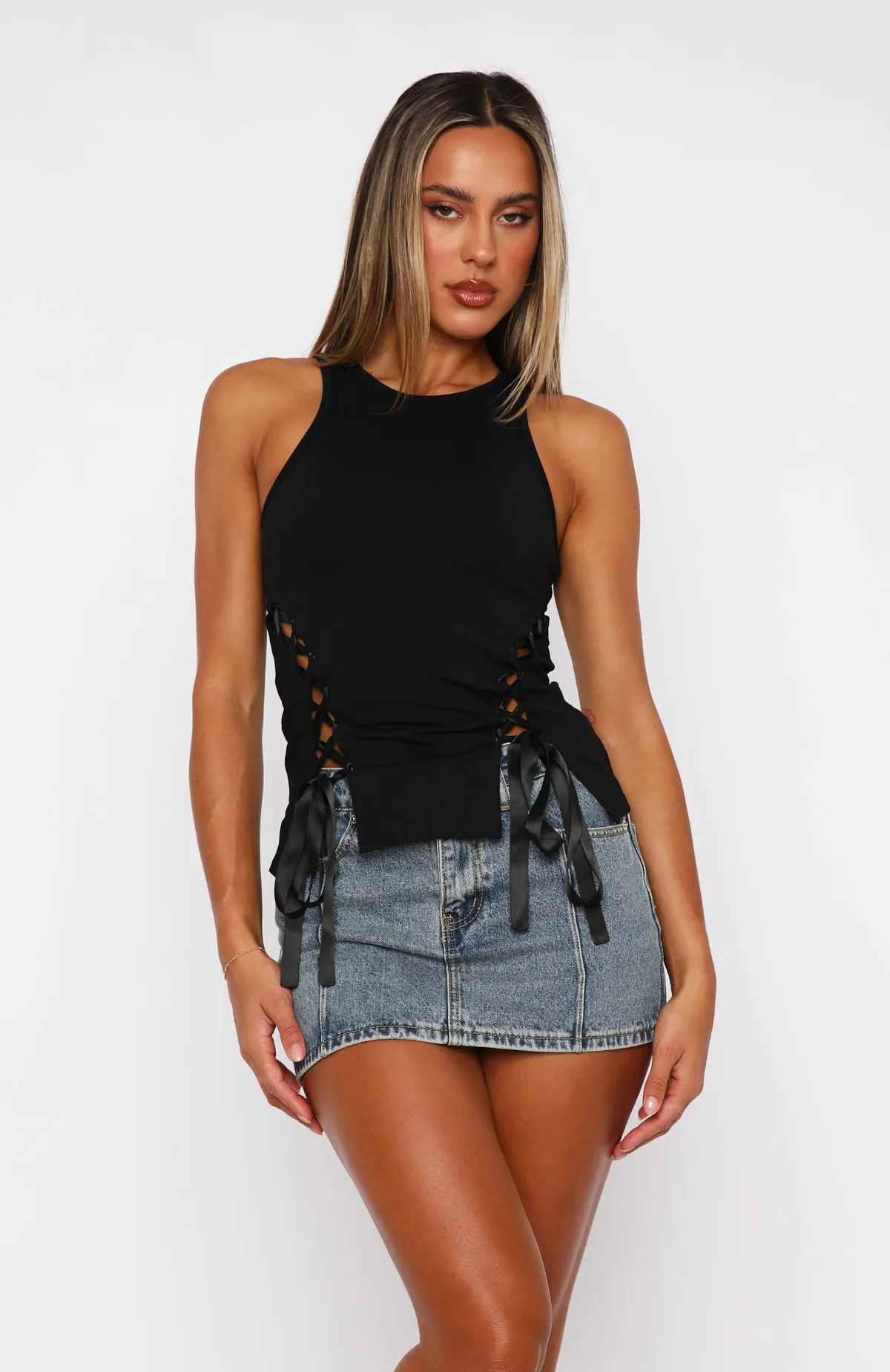 Behind Your Back Top Black sold by White Fox Boutique product image thumbnail 2