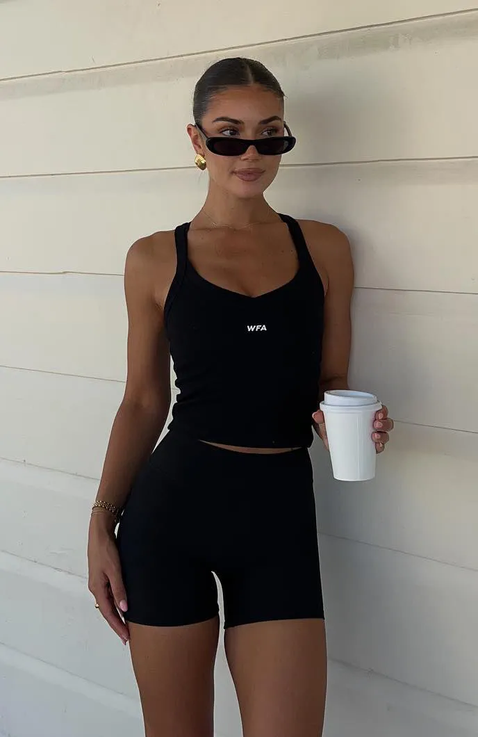 Performance Sports Tank Black sold by White Fox Boutique