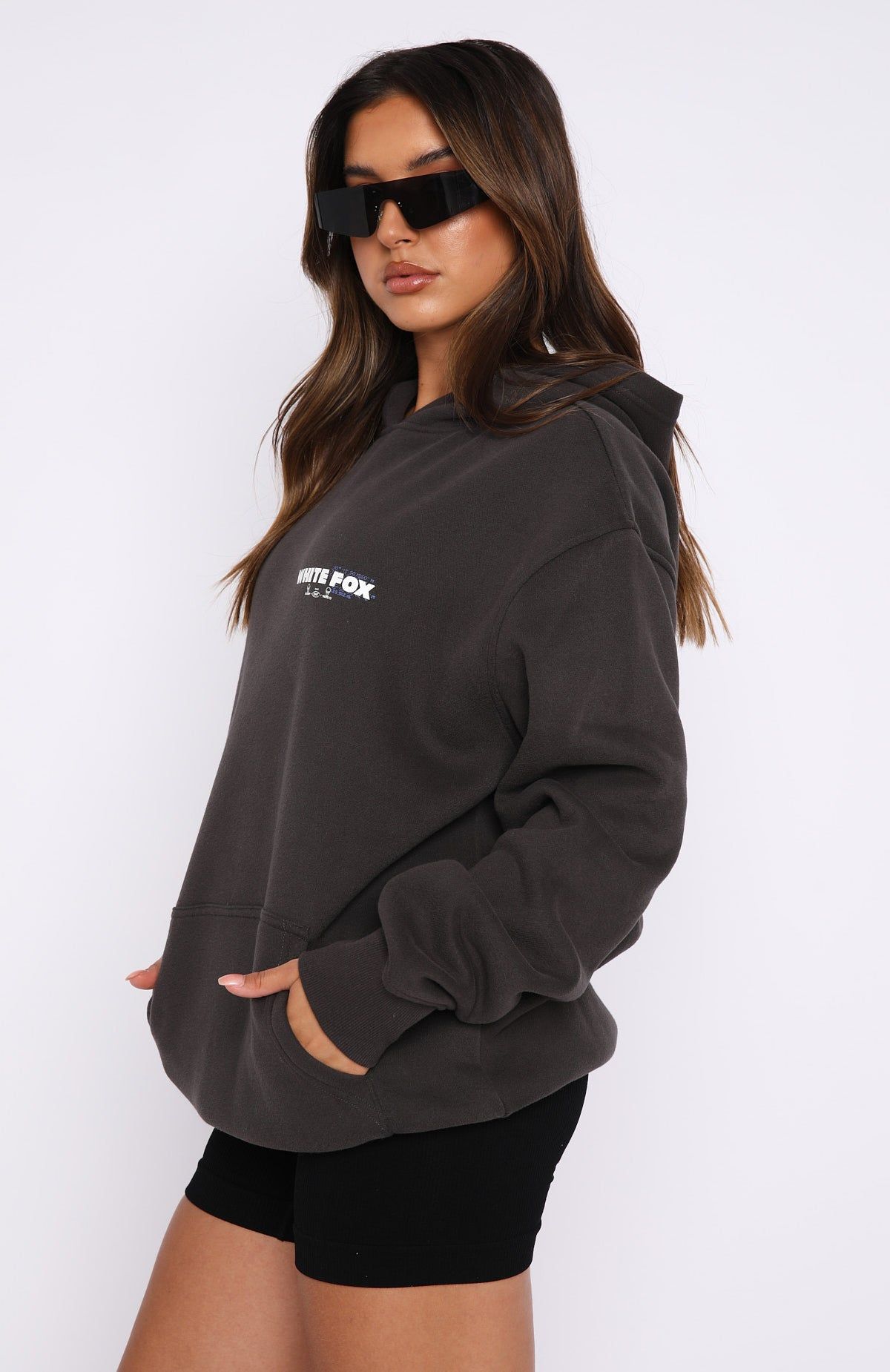 New Dimension Hoodie Charcoal sold by White Fox Boutique product image thumbnail 3
