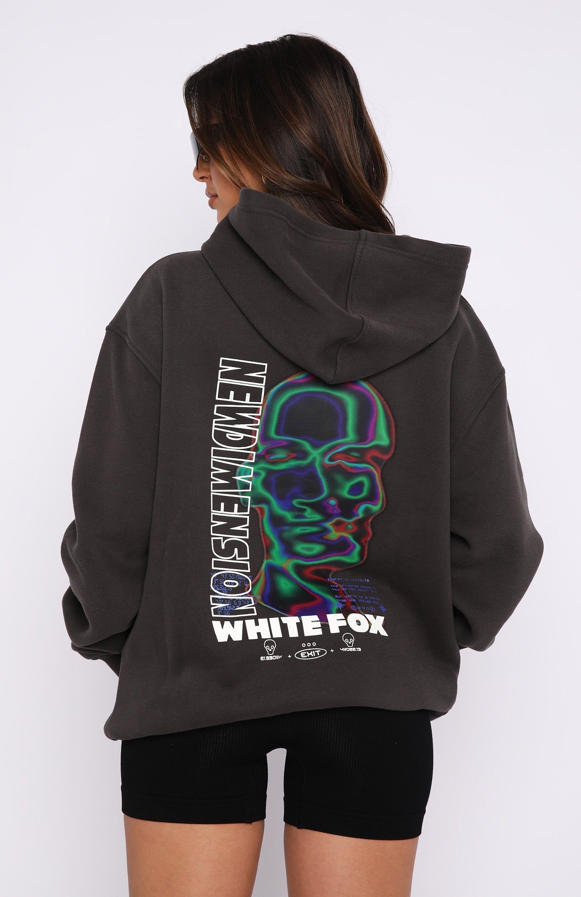 New Dimension Hoodie Charcoal sold by White Fox Boutique product image thumbnail 4