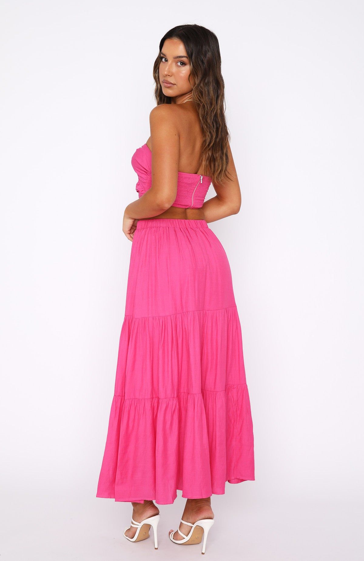 The One's You Love Maxi Set Hot Pink sold by White Fox Boutique product image thumbnail 4