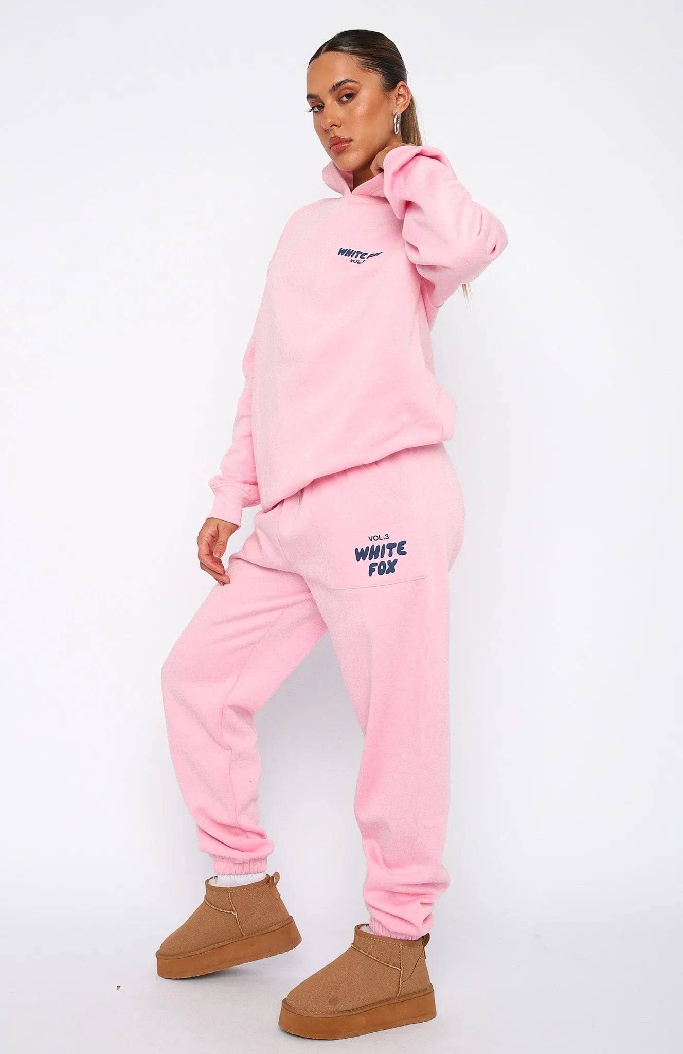 Offstage Sweatpants Posy Pink sold by White Fox Boutique product image thumbnail 3