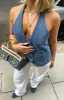 Energy Balance Top Admiral Blue sold by White Fox Boutique