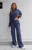 Match Your Words Wide Leg Sweatpants Navy sold by White Fox Boutique