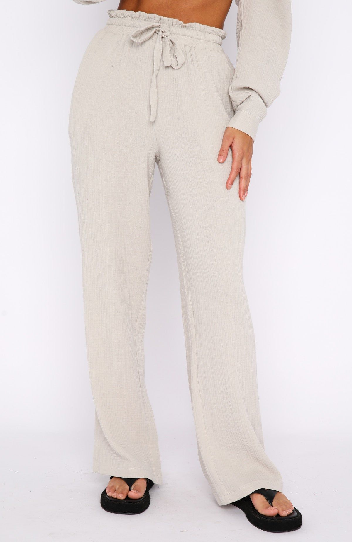 Golden Moment Pants Moon sold by White Fox Boutique product image thumbnail 2