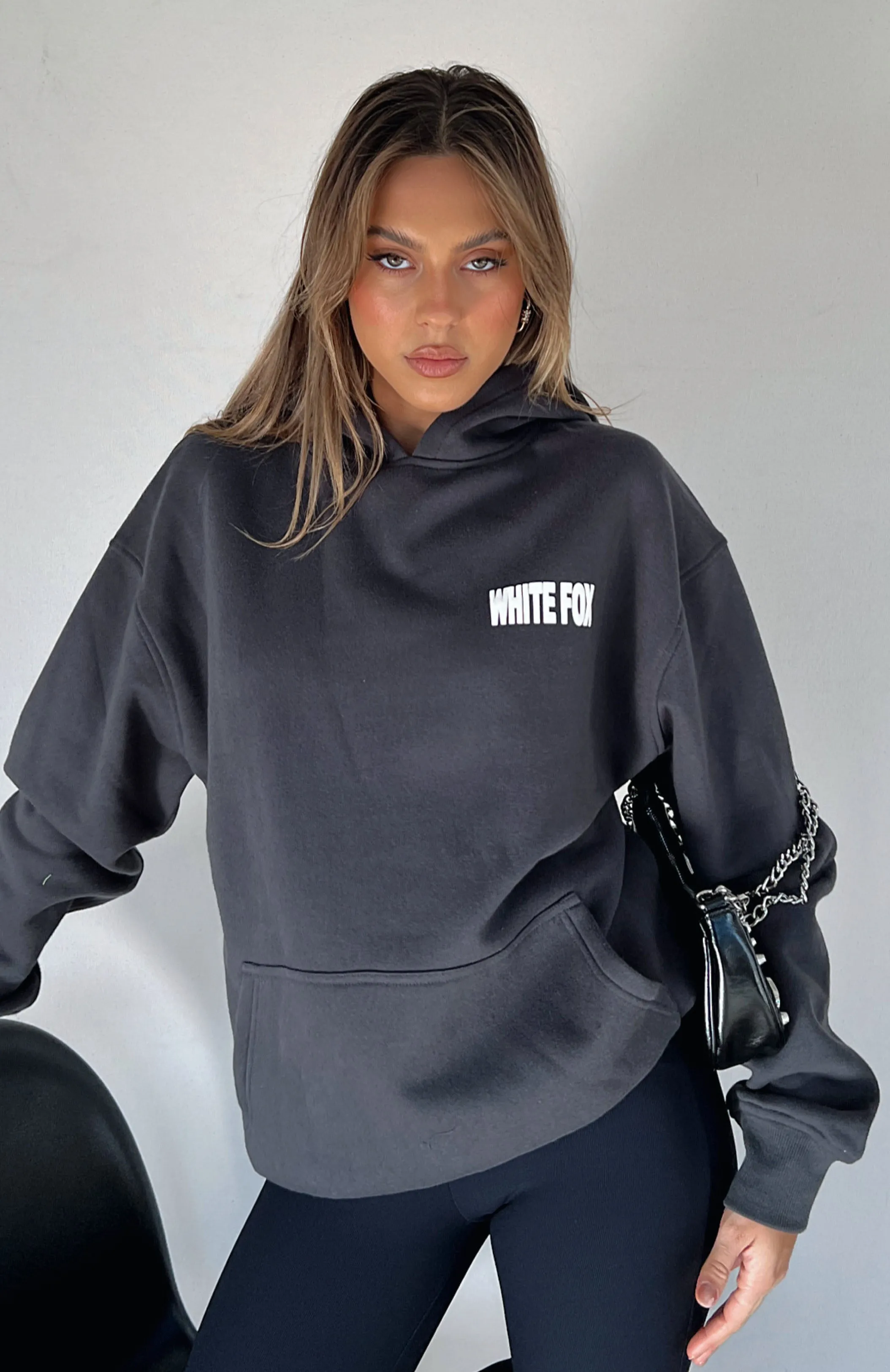 Major Moves Oversized Hoodie Charcoal | Parallel