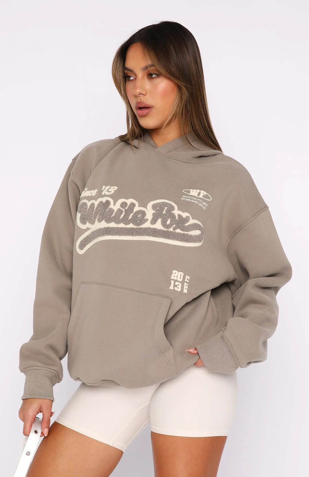 Bring You Around Oversized Hoodie Fawn sold by White Fox Boutique product image thumbnail 2