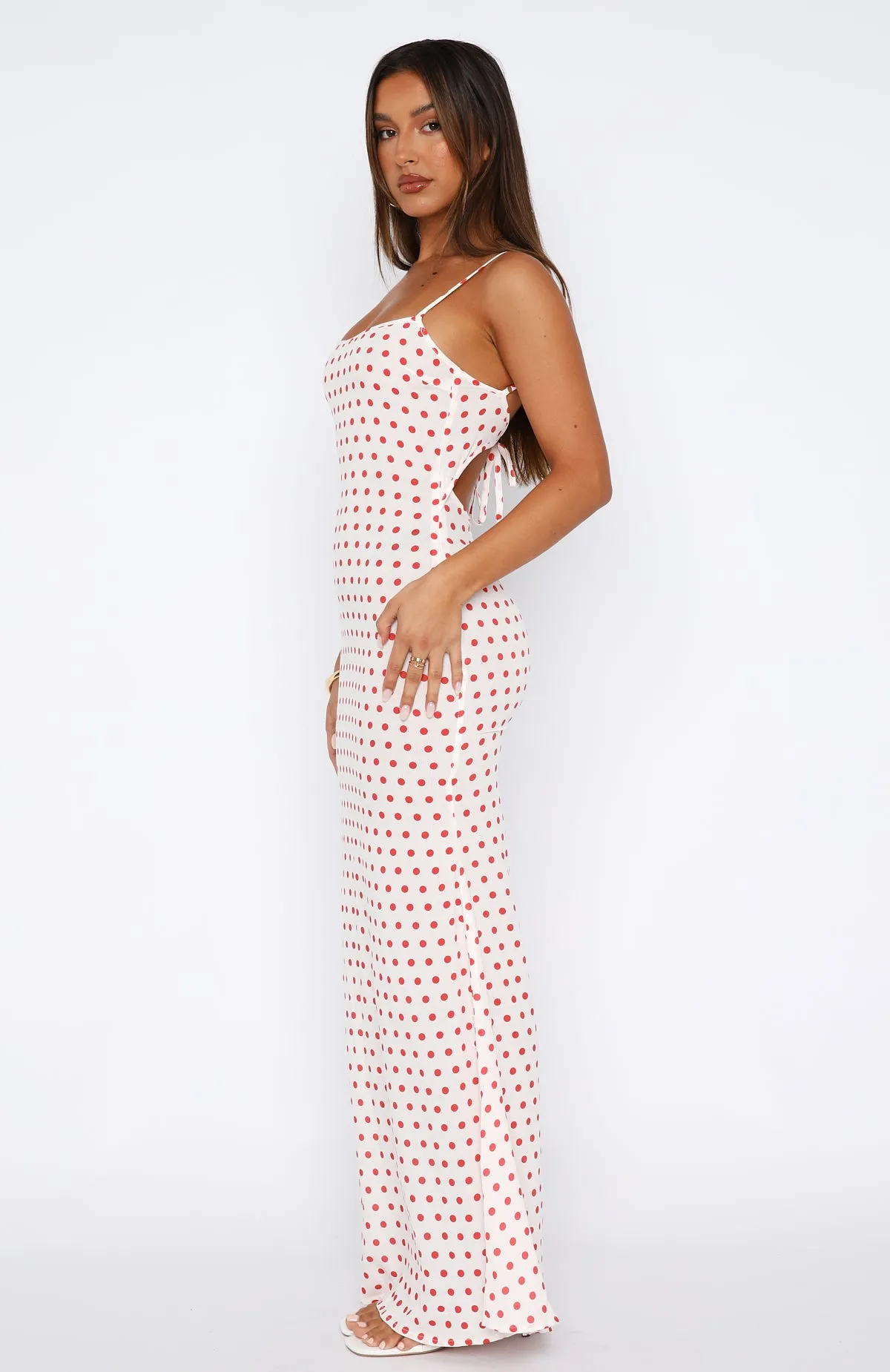 Do No Wrong Maxi Dress White sold by White Fox Boutique product image thumbnail 3