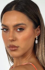 Maya Earrings Pearl sold by White Fox Boutique