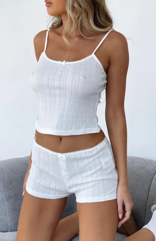 Wake Me Up Pyjama Set White sold by White Fox Boutique