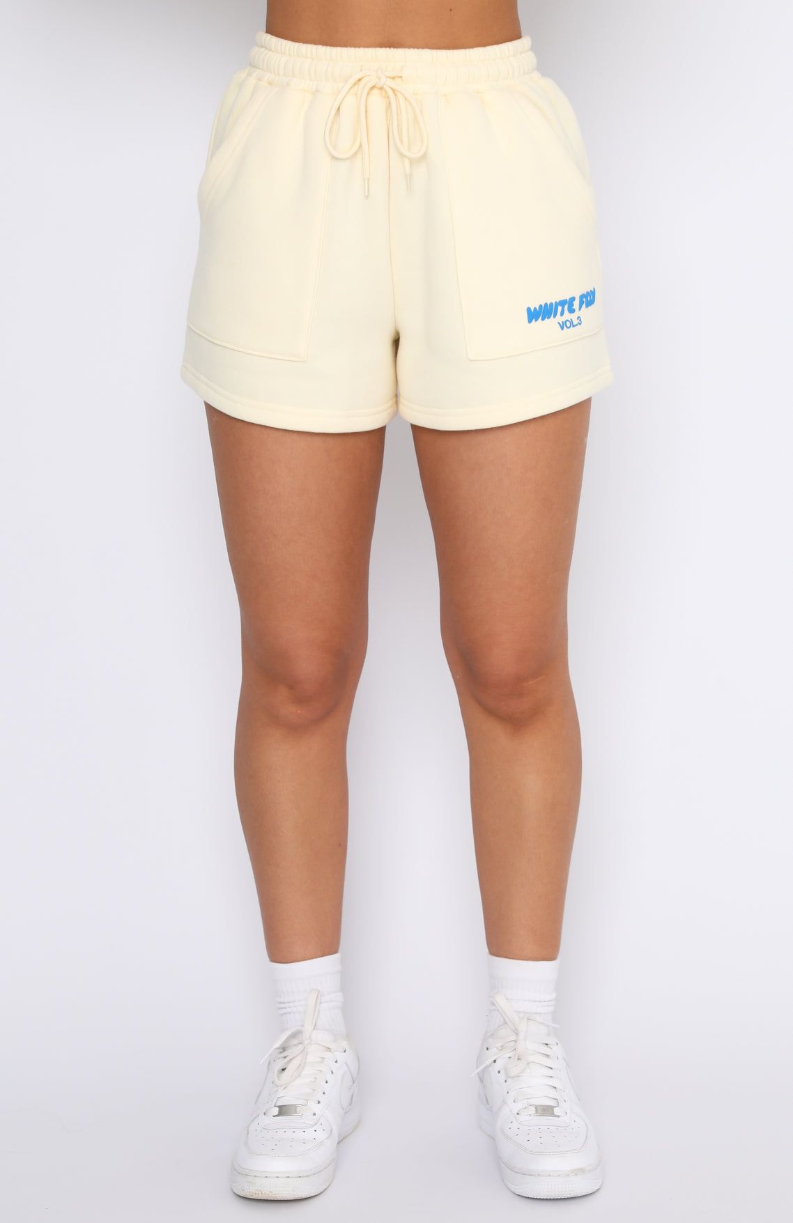 Offstage Lounge Shorts Buttercream sold by White Fox Boutique product image thumbnail 2
