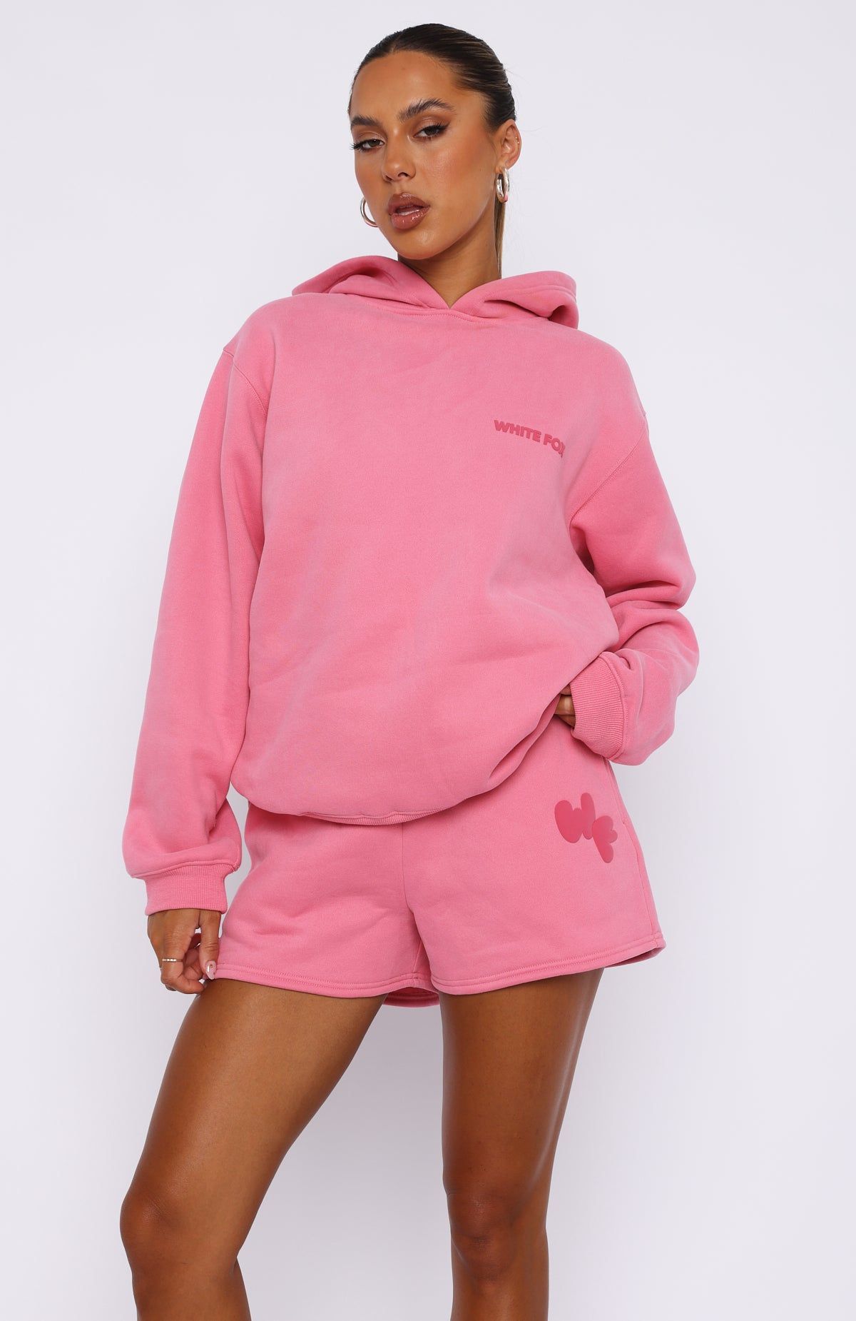 I'm Glad Oversized Hoodie Pink sold by White Fox Boutique product image thumbnail 2