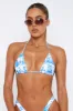 Golden Hour Bikini Top Cerulean sold by White Fox Boutique