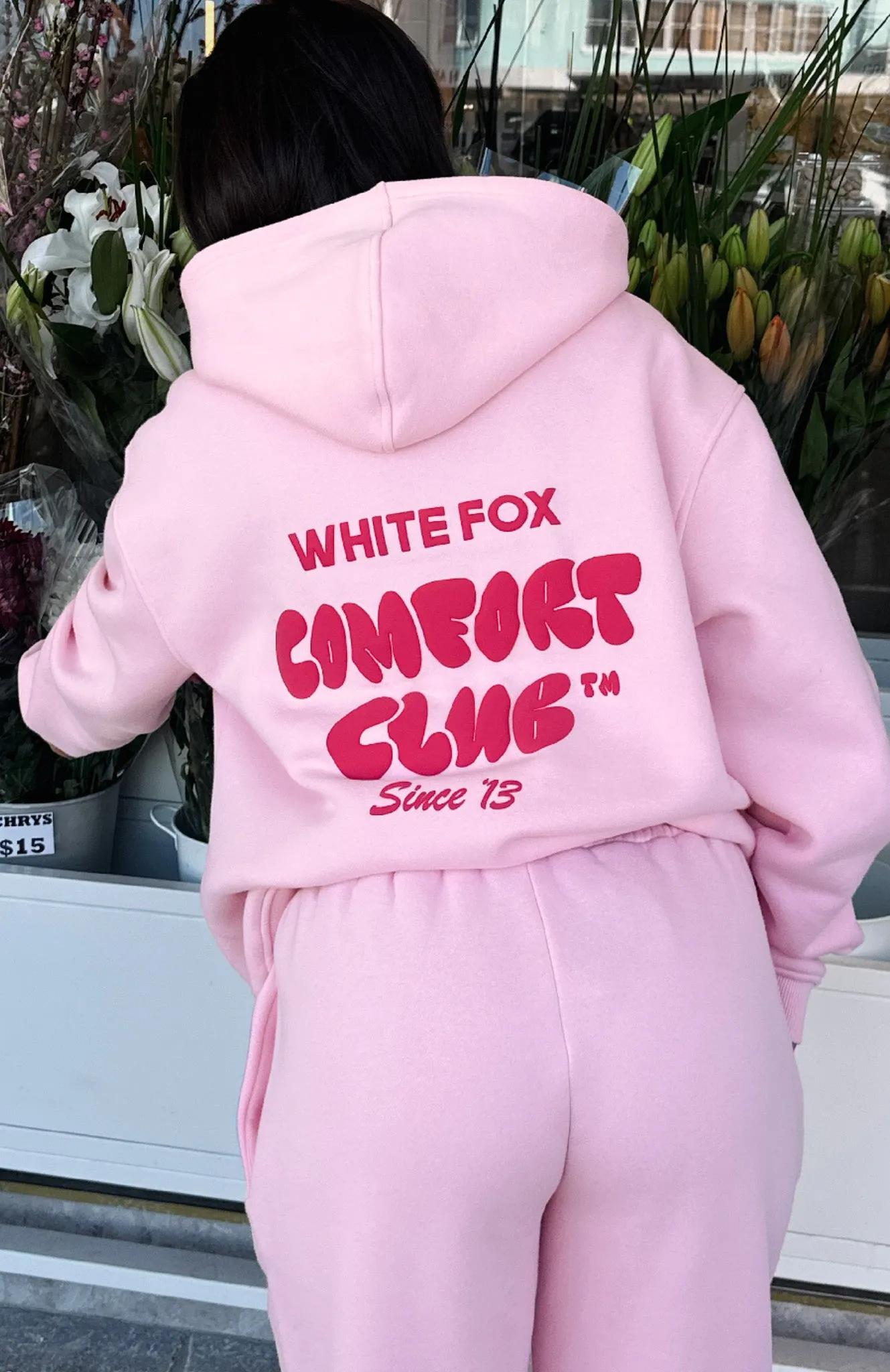 Comfort Club Oversized Hoodie Bon Bon sold by White Fox Boutique
