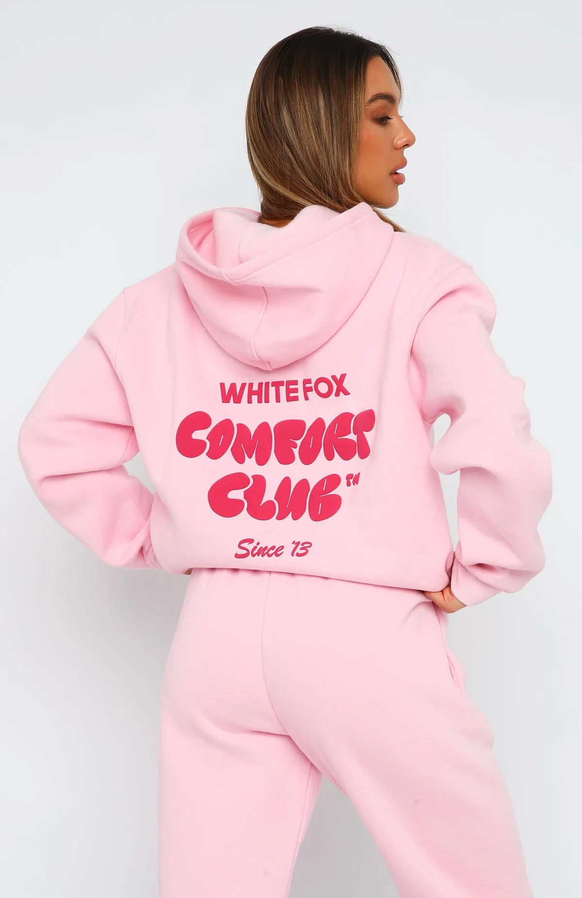 Comfort Club Oversized Hoodie Bon Bon sold by White Fox Boutique product image thumbnail 4