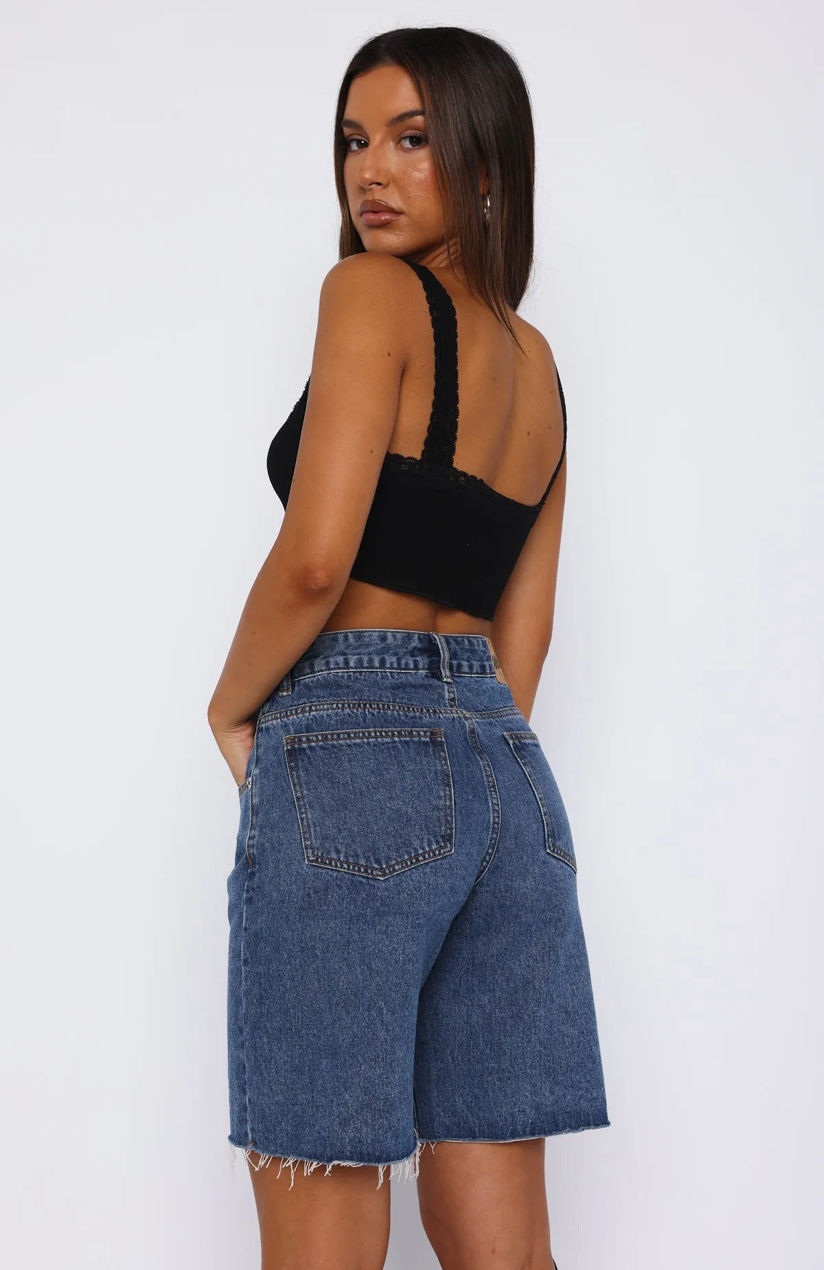 Youthful Days Crop Black sold by White Fox Boutique product image thumbnail 4