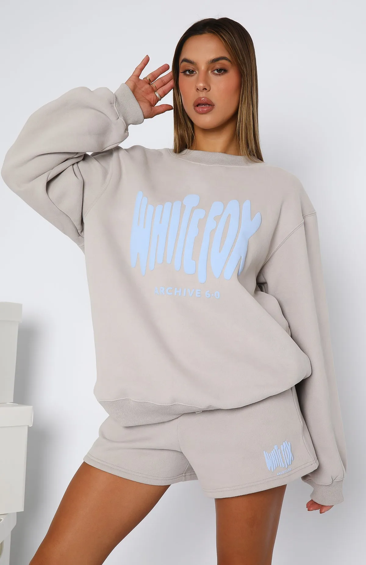 Archive 6.0 Oversized Sweater Dove sold by White Fox Boutique product image thumbnail 2