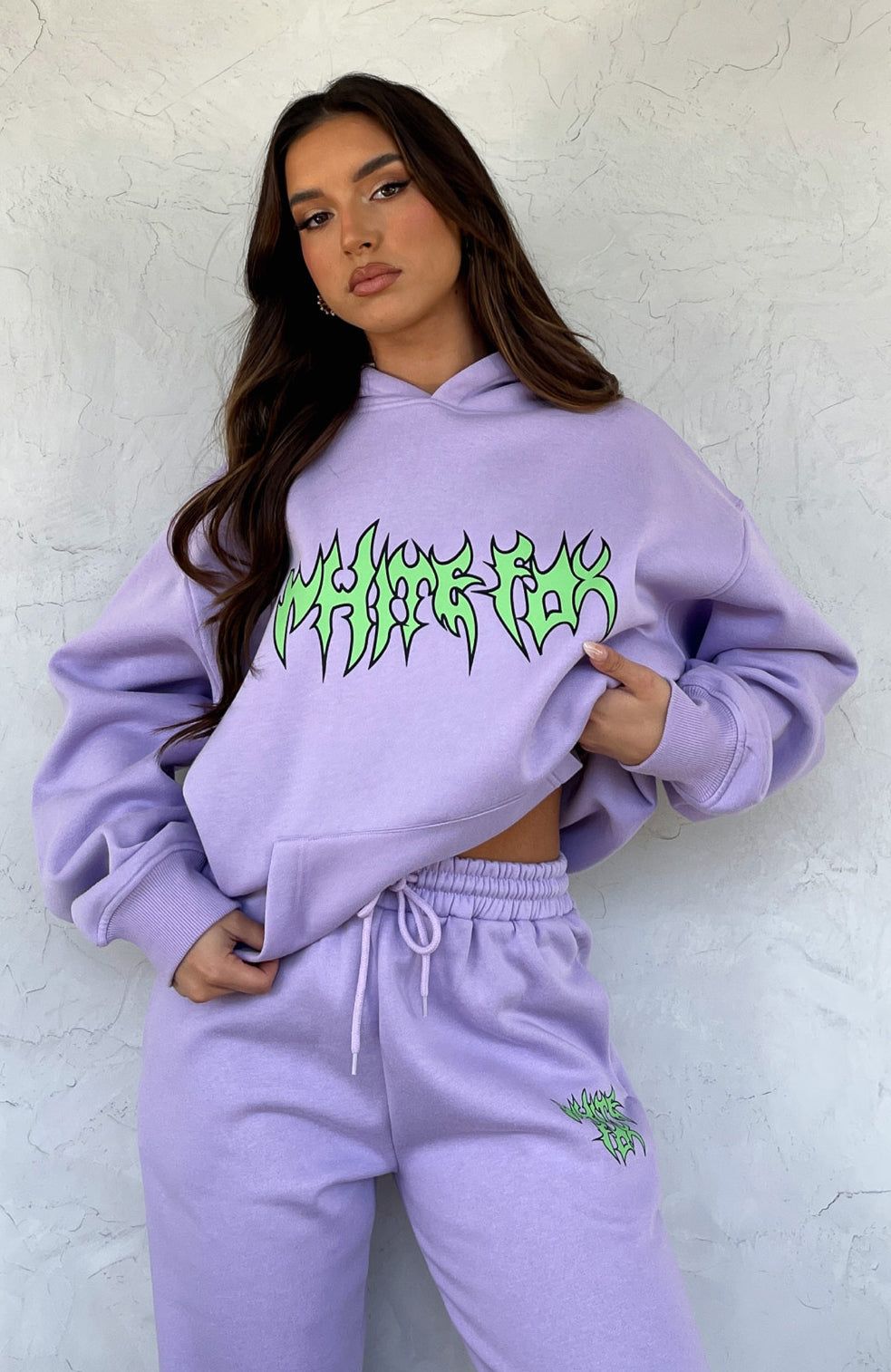 Bring That Energy Oversized Hoodie Lilac sold by White Fox Boutique product image thumbnail 5