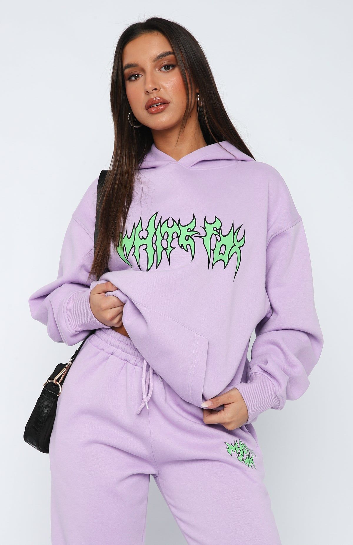 Bring That Energy Oversized Hoodie Lilac sold by White Fox Boutique product image thumbnail 2