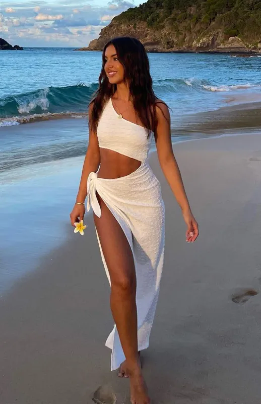 Dream Girl Maxi Dress White sold by White Fox Boutique