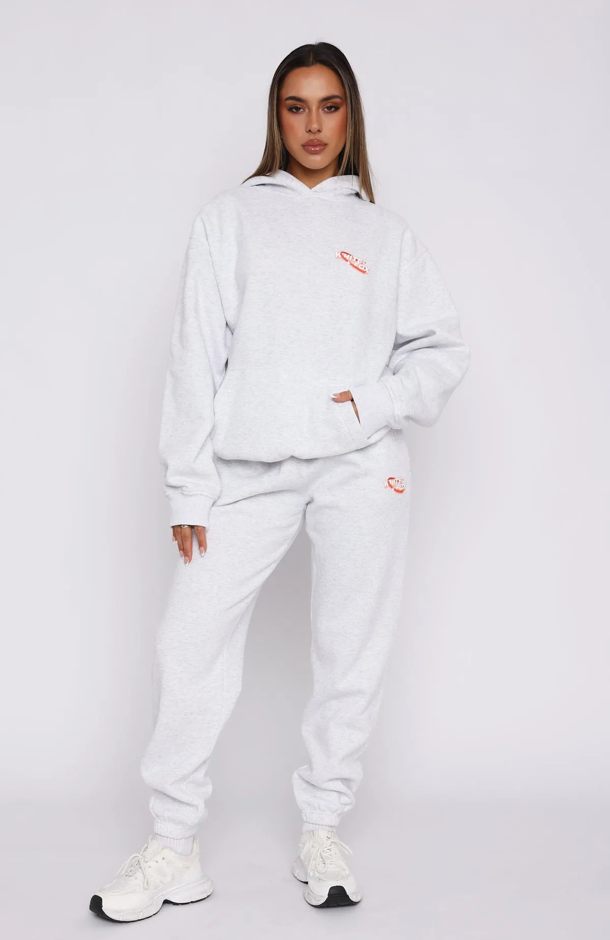 Creating Art Oversized Hoodie Grey Marle sold by White Fox Boutique product image thumbnail 5