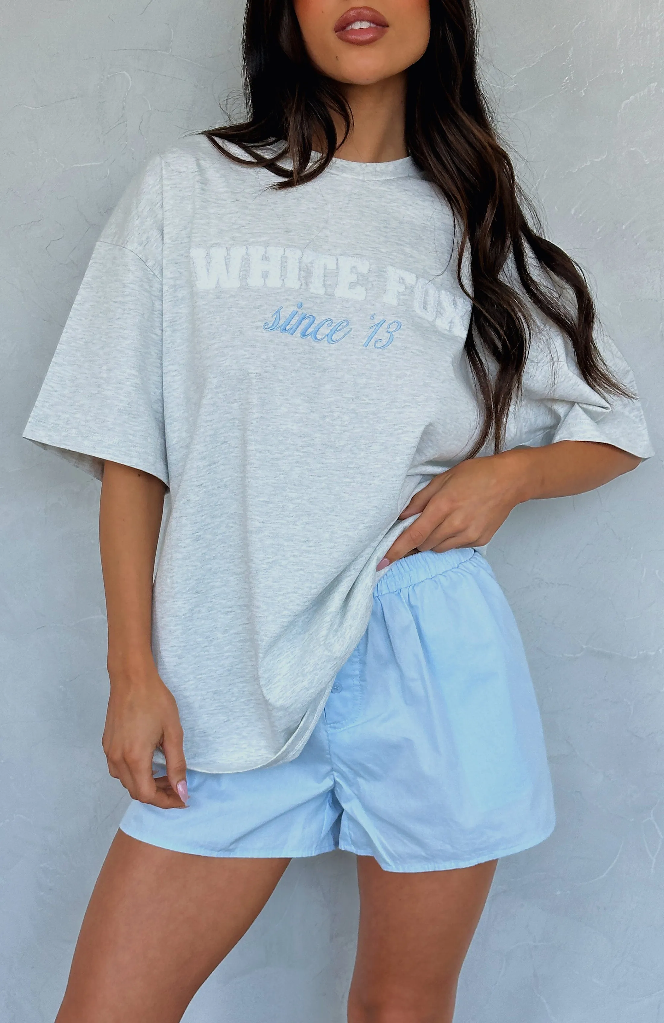 Sweet As Ever Oversized Tee Grey Marle sold by White Fox Boutique product image thumbnail 5