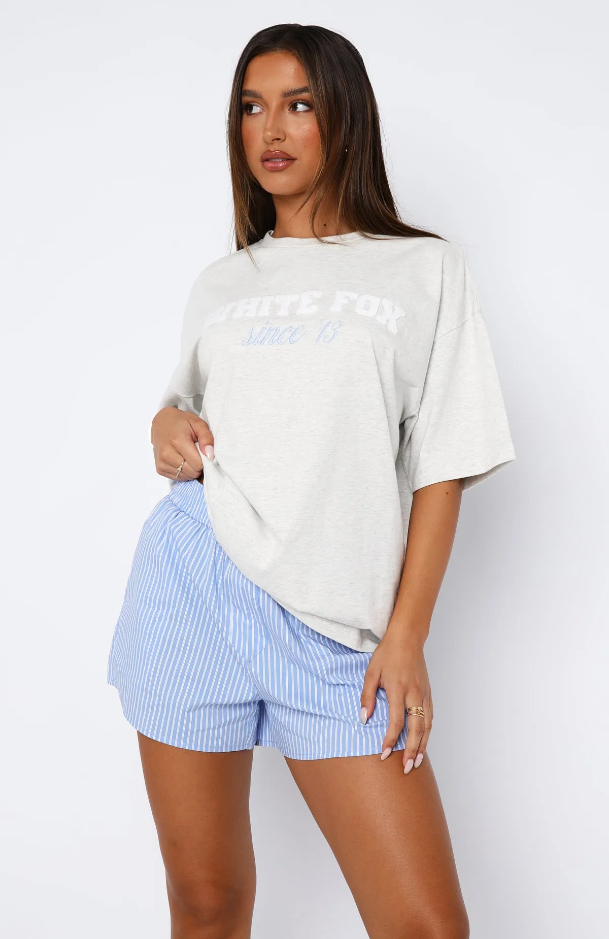 Sweet As Ever Oversized Tee Grey Marle sold by White Fox Boutique product image thumbnail 2