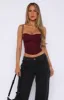 Broken Dreams Bustier Wine sold by White Fox Boutique