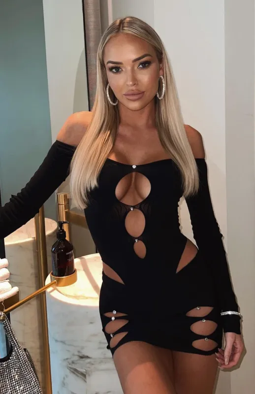 None Of Your Concern Bodysuit Black made by White Fox Boutique