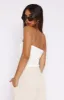 Stroke Of Luck Strapless Top White sold by White Fox Boutique