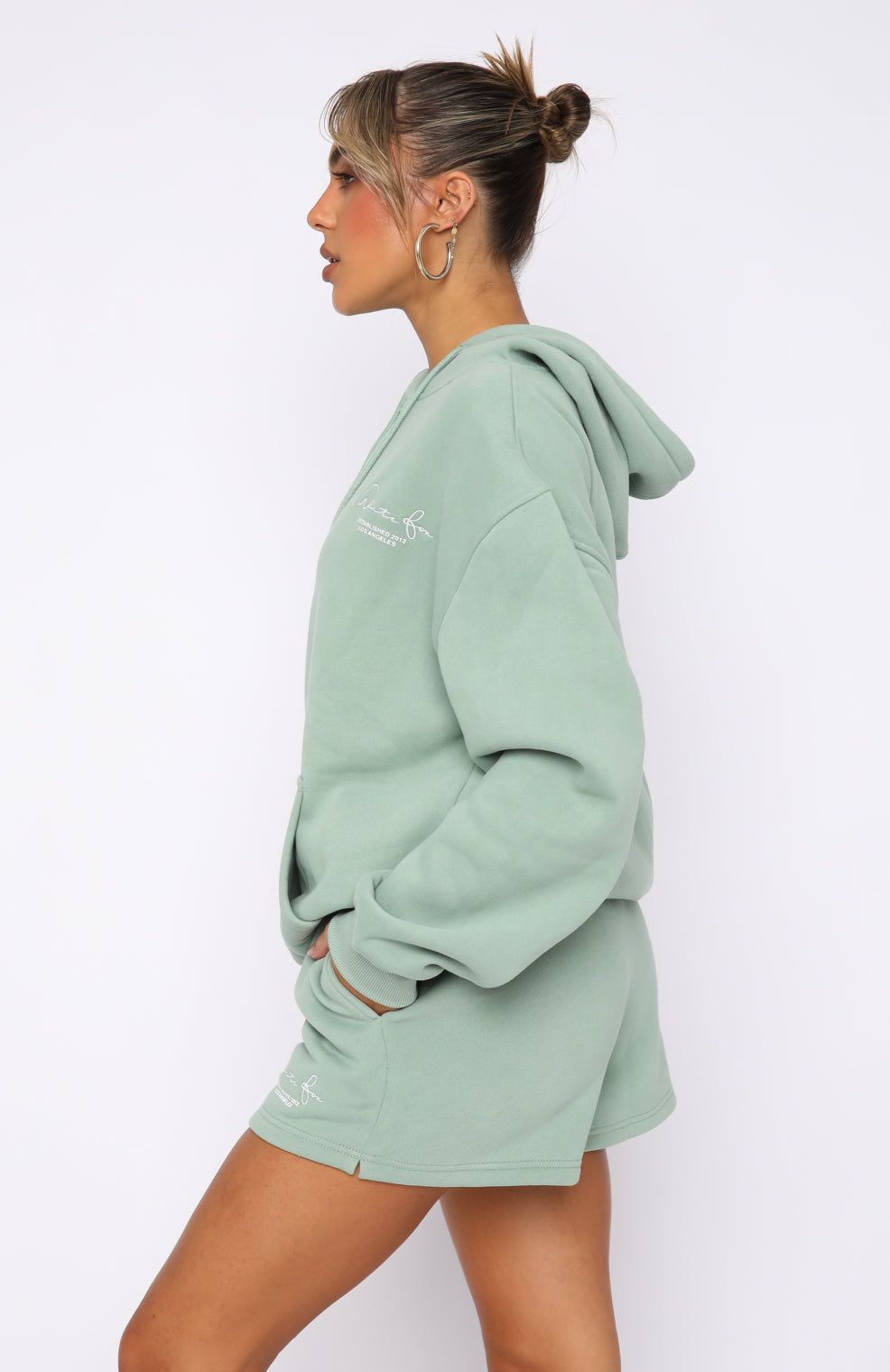 Set The Standard Hoodie Sage sold by White Fox Boutique product image thumbnail 4