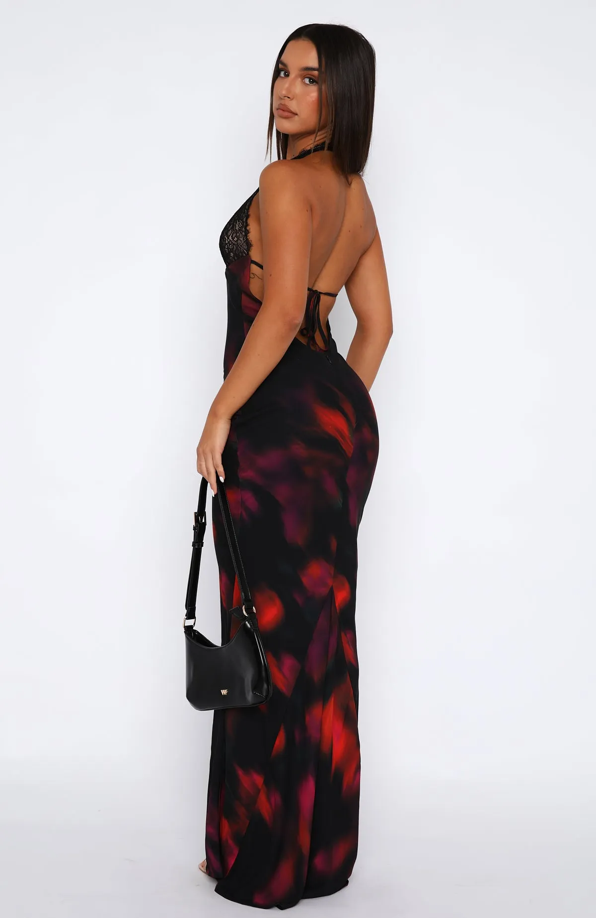 Beyond The Stars Maxi Dress Sangria Floral sold by White Fox Boutique product image thumbnail 4