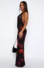 Beyond The Stars Maxi Dress Sangria Floral sold by White Fox Boutique
