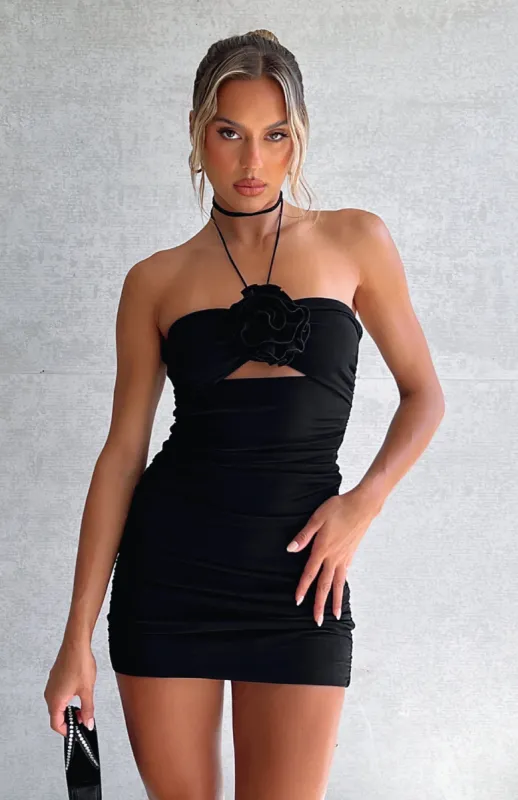 Tomorrow And Tonight Mini Dress Black sold by White Fox Boutique