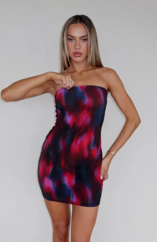 Spark The Passion Mini Dress Raspberry Rhapsody sold by White Fox Boutique