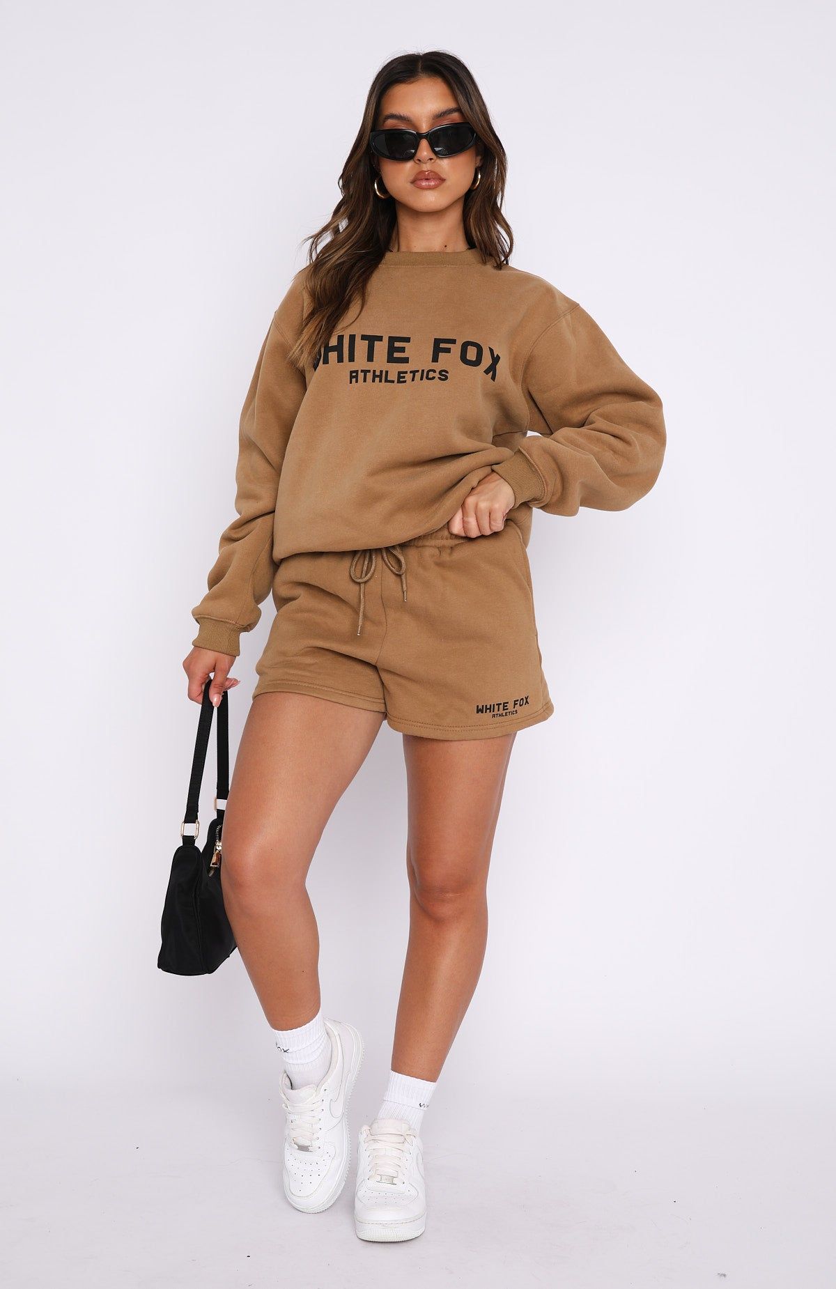 The Next Level Lounge Shorts Tan sold by White Fox Boutique product image thumbnail 5