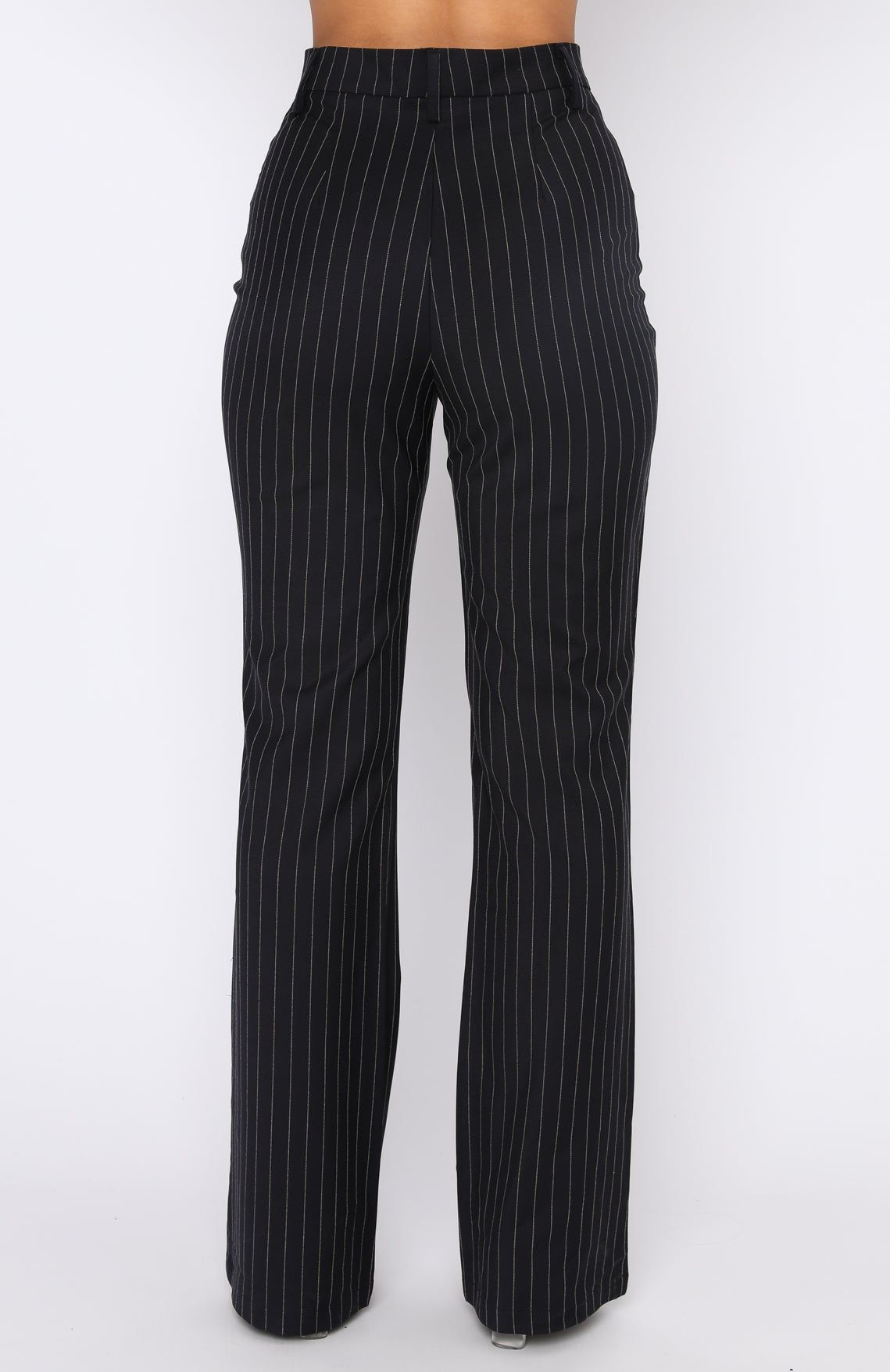 There She Goes Pants Navy Pinstripe sold by White Fox Boutique product image thumbnail 4