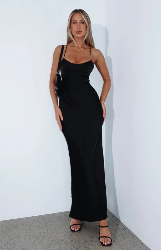 It's Not The Same Maxi Dress Black sold by White Fox Boutique