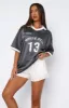 Take The Chance Oversized Jersey Charcoal sold by White Fox Boutique