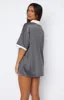 Take The Chance Oversized Jersey Charcoal sold by White Fox Boutique