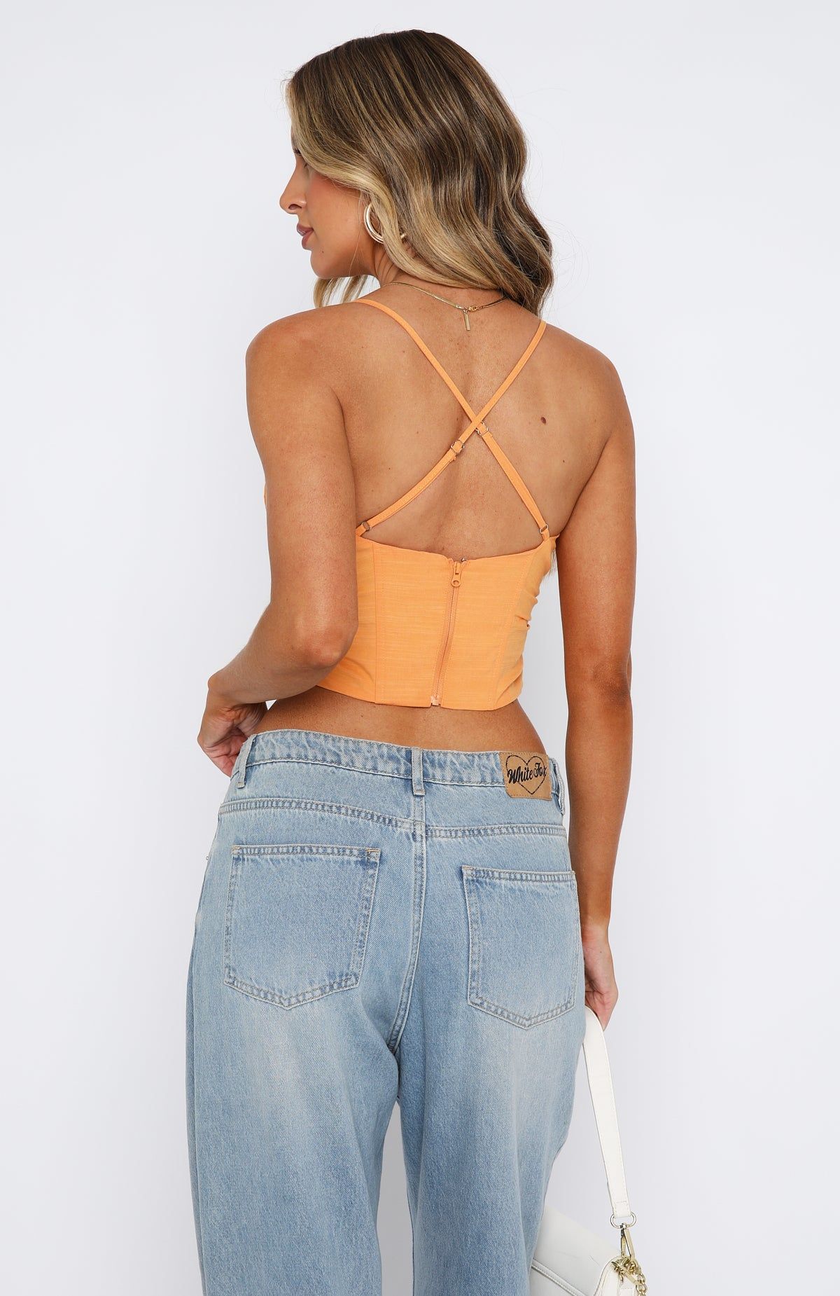 Style Icon Bustier Orange sold by White Fox Boutique product image thumbnail 5
