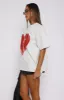 Love Burst Oversized Tee Grey Marle sold by White Fox Boutique