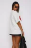 Love Burst Oversized Tee Grey Marle sold by White Fox Boutique